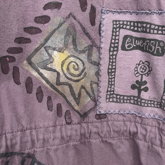 Blue Fish Clothing - Invention Vest - Denim - Summer 1995 - hand printed - Picture 5 of 6